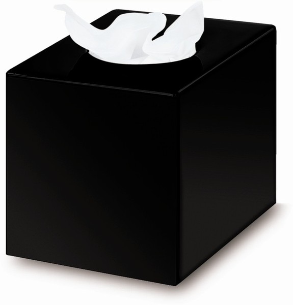 Kosmetikbox-Spender "Cube" schwarz