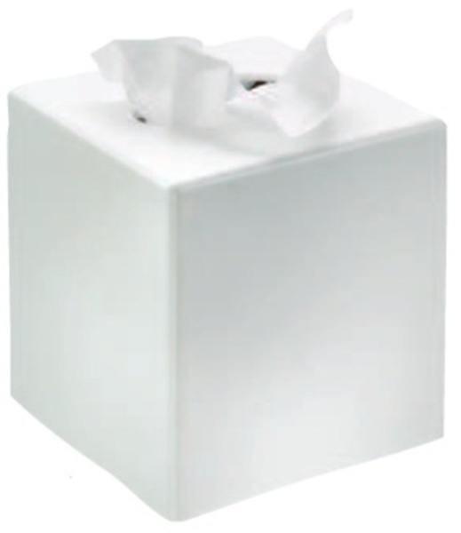 Kosmetikbox-Spender "Cube" Weiß